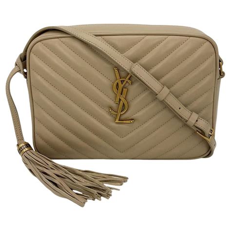 ysl lou small camera bag|lou camera bag dark beige.